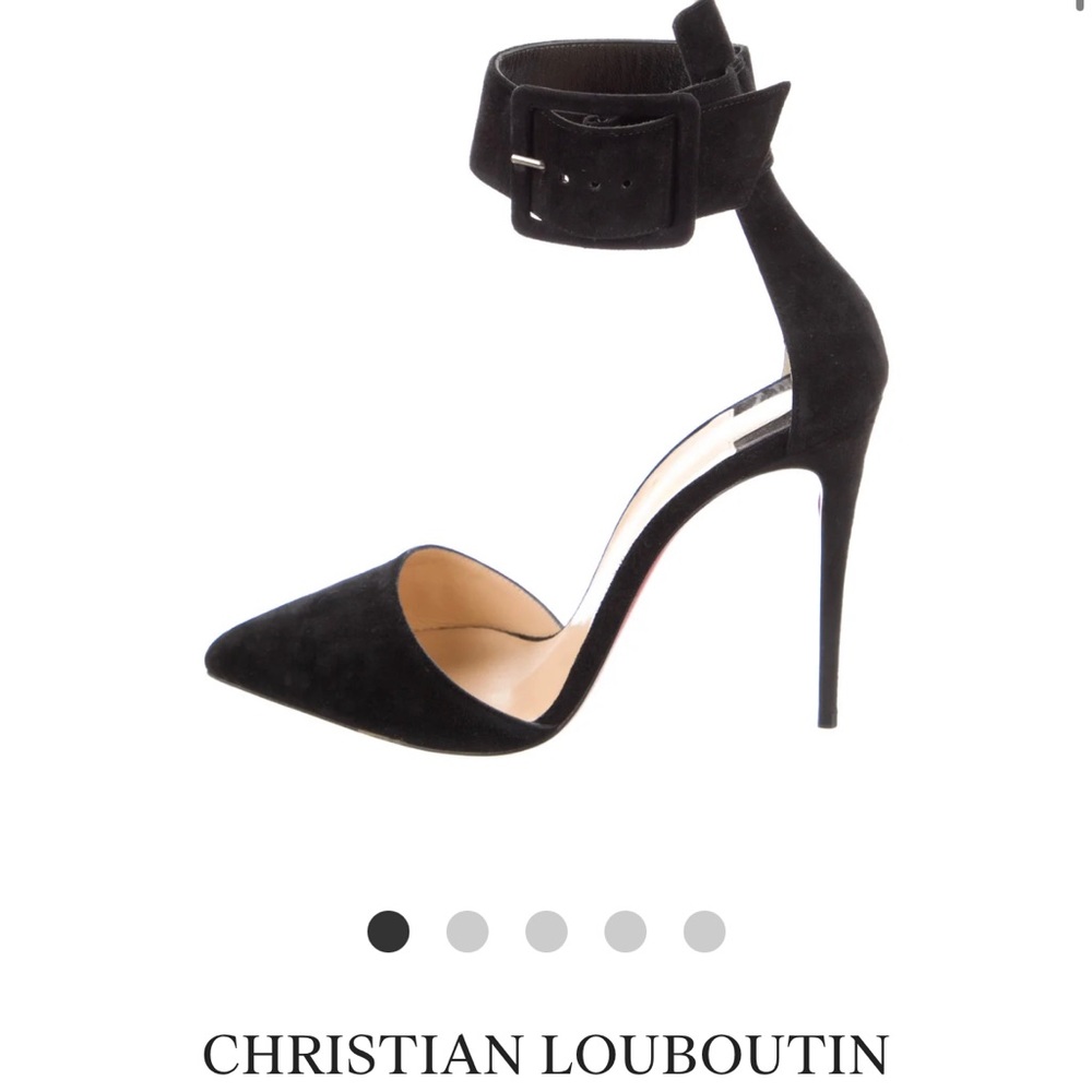 Christian Louboutin Casanovella 120 Suede D'Orsay Pumps